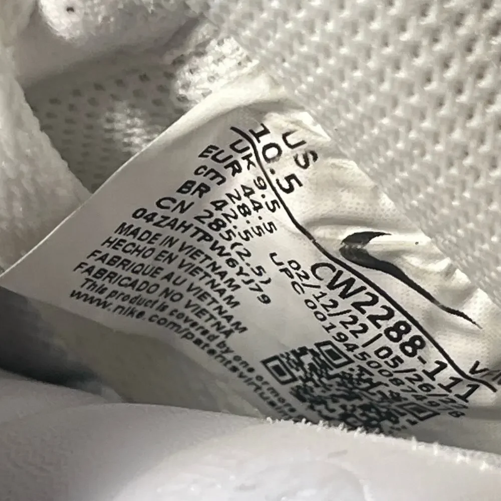 Size 10.5 - Nike Air Force One White